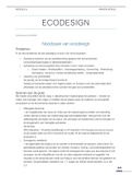 Uitgebreide samenvatting Ecodesign 2e BA Interieurarchitectuur