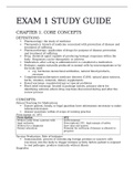 NRSG 4340 Exam 1 Study guide- Northeastern University