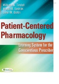 Patient-Centered Pharmacology: Learning System for the Conscientious Prescriber