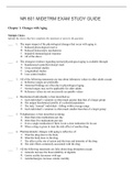 NR 601 MID TERM EXAM STUDY GUIDE