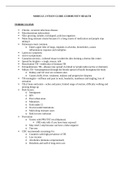 NURSING 330 - Module 2 test community health study guide.