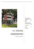 4.4 Sociaal ondernemen. (Het Broederhuis)