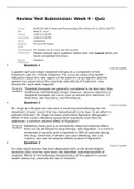 NURS 6521N Advanced Pharmacology Week 9 - Quiz Attempt Score 35 out of 35 points [completed]