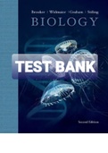 Exam (elaborations) TEST BANK Biology 2nd edition by Brooker, Robert, Widmaier, Eric, Graham, Linda, Stiling  