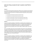 NR 503 FINAL EXAM STUDY GUIDE CHAPTER 5 TO 6