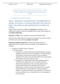 ODE Tema 5 Principios organizativos y parametros de diseño aplicados a las organizaciones hoteleras.