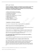 questions and answers with explanation to satisfy a law 101 student MATT para 1 / test one  Using the terminology in Appendix A in Paralegal Career for Dummies, prepare a list of at least ten possible ways litigation may end (e.g., Dismissal With Prejudic