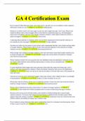 GA 4 Certification Exam