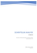 Complete schriftelijke analyse