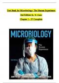 Test Bank for Microbiology: The Human Experience 2nd Edition By John W. Foster; Zarrintaj Aliabadi; Joan L. Slonczewski Chapter 1-27 Complete Guide A+