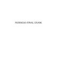 NURS6541-FINAL EXAM.