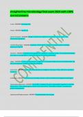 Straighterline microbiology final exam 2024 with 100% correct answers