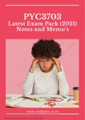 PYC3703 LATEST EXAM PACK