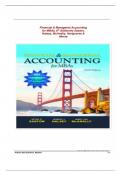 TEST BANK FOR Financial & Managerial Accounting for MBAs, 6th Edition by Easton, Halsey, McAnally, Hartgraves & Morse