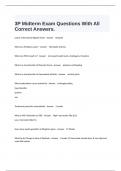  3P Midterm Exam Questions With All Correct Answers.