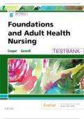 Test Bank for Foundations and Adult Health Nursing 8th Edition Cooper | Updated