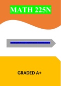 MATH 225N WEEK 7 HYPOTHESIS TESTING Q & A / MATH225N WEEK 7 HYPOTHESIS TESTING Q & A (LATEST)-CHAMBERLAIN COLLEGE OF NURSING