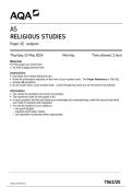 AQA Religious Studies 7061 2E question paper ReligiousStudies AS 23May 2024