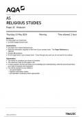 AQA Religious Studies 7061 2C question paper ReligiousStudies AS 23May 2024