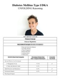 Diabetes Mellitus Type I/DKA UNFOLDING Reasoning: Jack Anderson, 9 years old