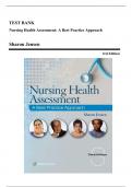 Test Bank - Nursing Health Assessment: A Best Practice Approach, 3rd Edition (Jensen, 2019), Chapter 1-30 | All Chapters