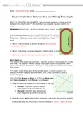 East Early College H S; Distance Time Velocity Gizmo/ Student Exploration: Distance-Time and Velocity-Time Graphs