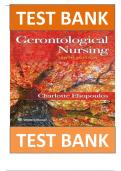 TEST BANK FOR Gerontological Nursing 10th Edition by Charlotte Eliopoulos , ISBN:  9781975161002 |COMPLETE TEST BANK| Guide A+