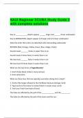 NAUI Beginner SCUBA Study Guide 2 with complete solutions-