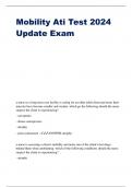 Mobility Ati Test 2024 Update Exam