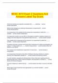  BESC 3010 Exam 2 Questions And Answers Latest Top Score.