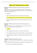 PHIL 347N WEEK 8 FINAL EXAM / PHIL347N WEEK 8 FINAL EXAM(LATEST)-CHAMBERLAIN COLLEGE OF NURSING