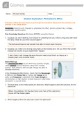 Gizmos Student Exploration Photoelectric Effect (ANSWER KEY)