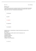 BIOL 133 Week 1 Chapter 1 Study Questions and answers