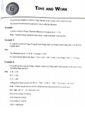 Time & Work - aptitude worksheet with answer key