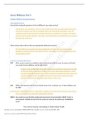 Henry Williams, Part 3 NP Guided Reflection Questions WITH CORRECT ANSWERS/RESPONSES