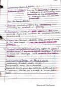 ESC103: Class Notes on Sedimentary Rocks