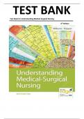 TEST BANK FOR Understanding Medical-Surgical Nursing 6th Edition by Linda S. Williams & Paula D. Hopper , ISBN: 9780803668980 |COMPLETE TEST BANK| Guide A+