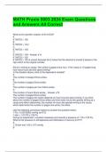 MATH Praxis 5003 2024 Exam Questions and Answers All Correct