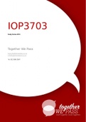 IOP3703 LATEST EXAM PACK