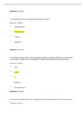 NSG 6101 Week 8 Knowledge Check