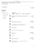 Focused Exam: Cough Results 