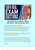 Epic TOTAL Terms -CLN 102 - Clinical Informaticist - Epic Certification/ Q&A.