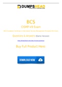 Passing your CISMP-V9 Exam Questions In one attempt with the help of CISMP-V9 Dumpshead!