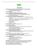 NURSING BS C787 nutrition study guide QUESTIONS AND VERIFIED ANSWERS