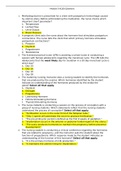 NURSING FUNDAMENTA - Module 5 NCLEX Questions & Answers.