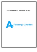 ATI PHARMACOLOGY ASSESSMENT (B) 2021.