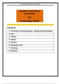 Organic chemistry workbook for Cambridge IGCSE students 