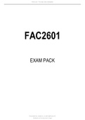 FAC2601 EXAM PACK 2021