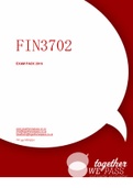 FIN3702 LATEST EXAM PACK