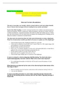 Maternal Newborn Remediation Fundamentals in clincal techniques (Rasmussen College).